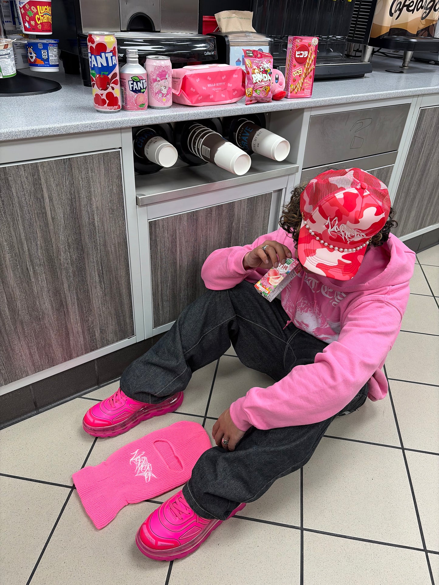 Pink Camo Cap