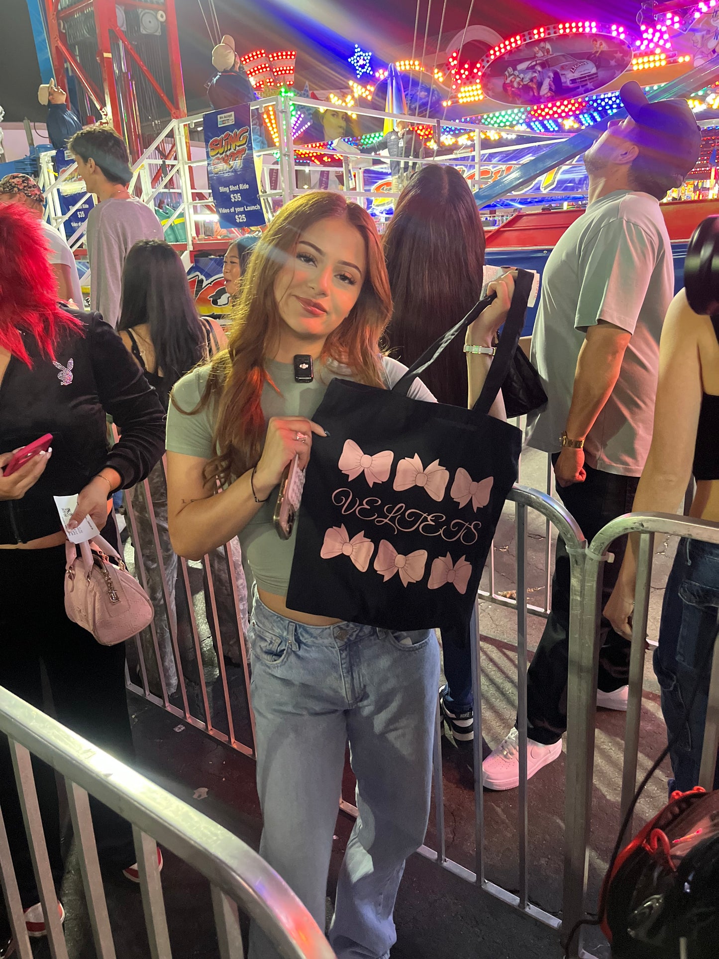 Pink Bow Tote bag🎀