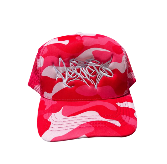 Logo Pink Camo Cap