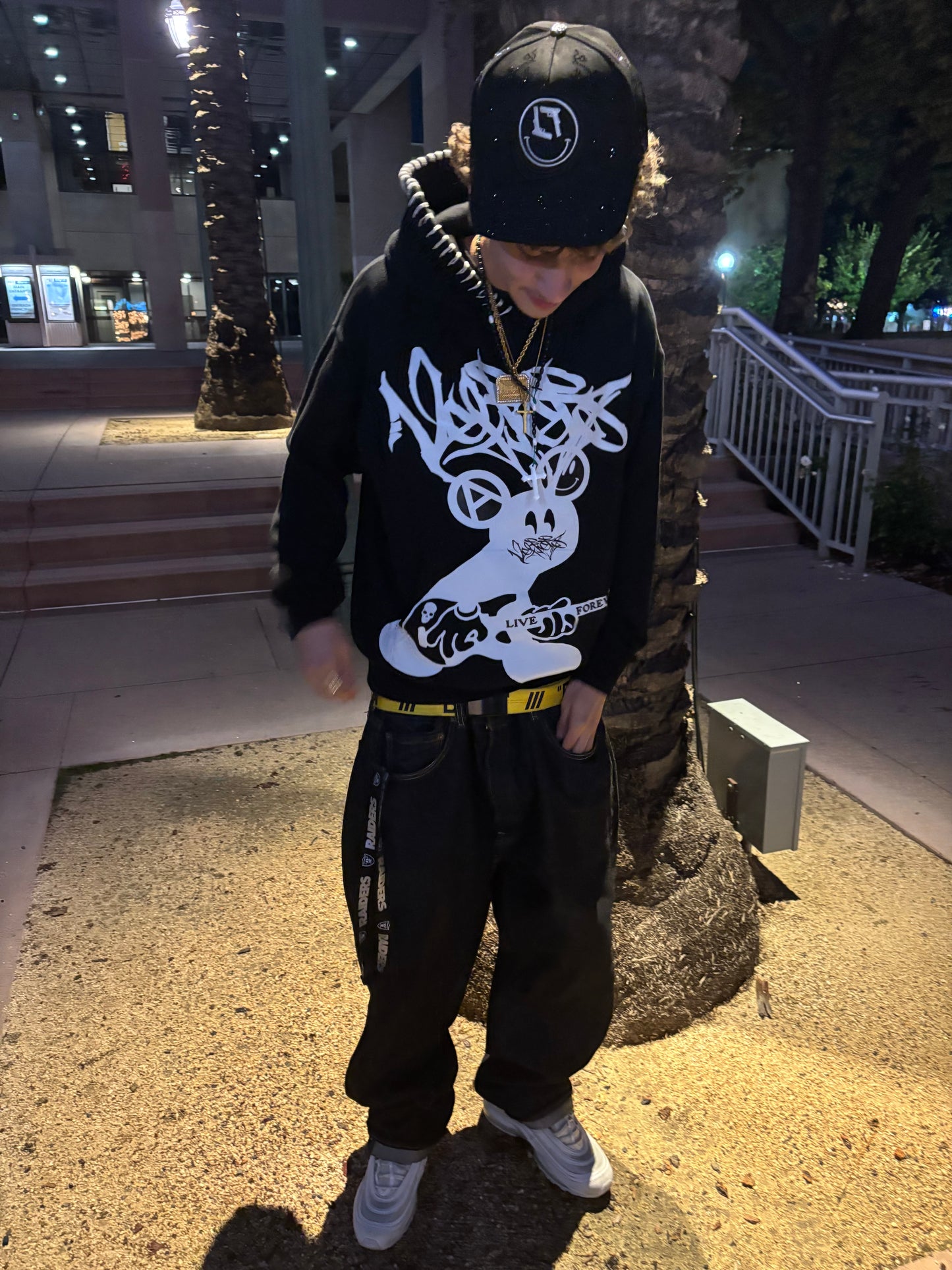 Ghetto Smile Rhinestone Cap