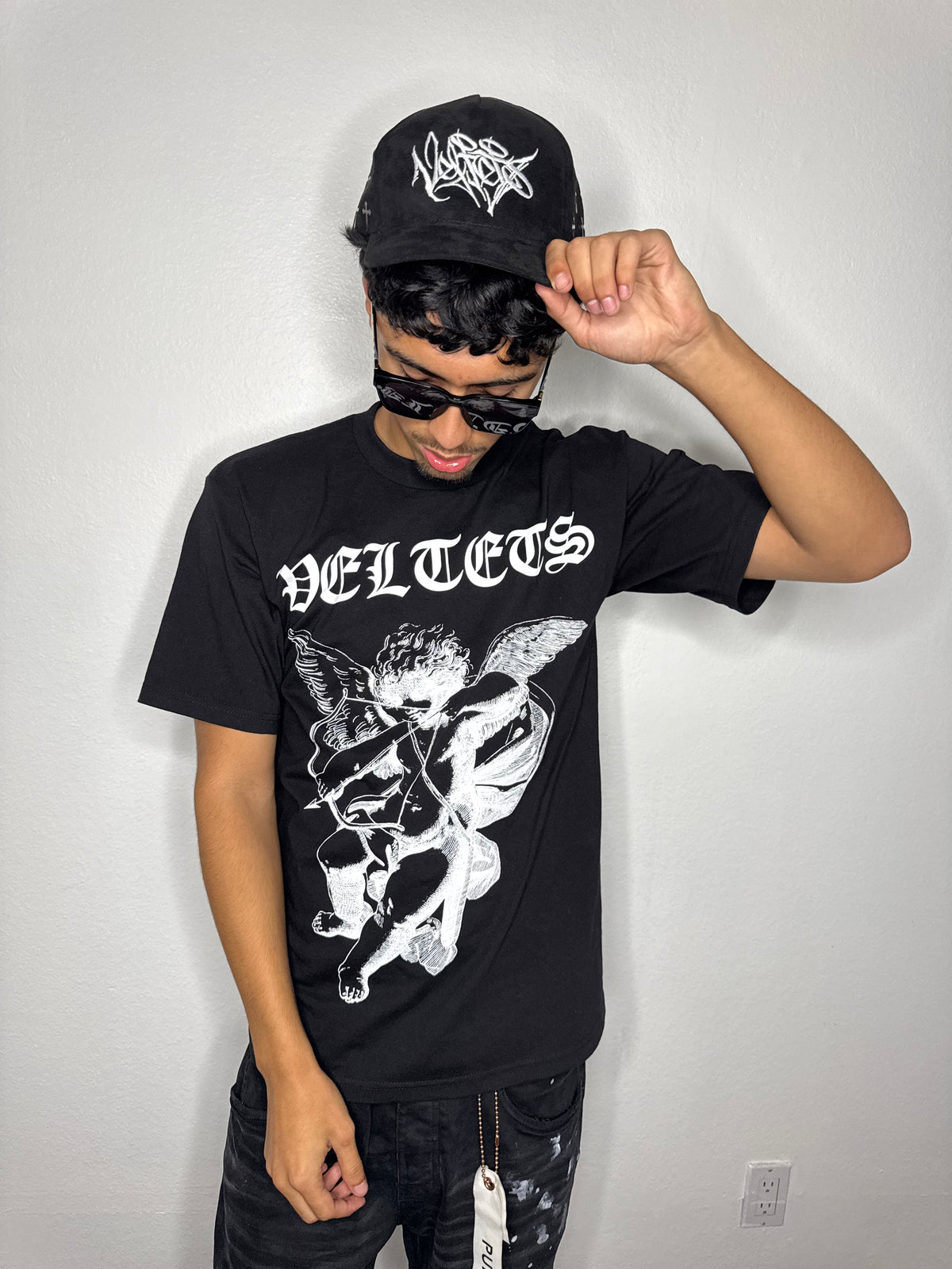 Chrome Crosses Cap (Black)