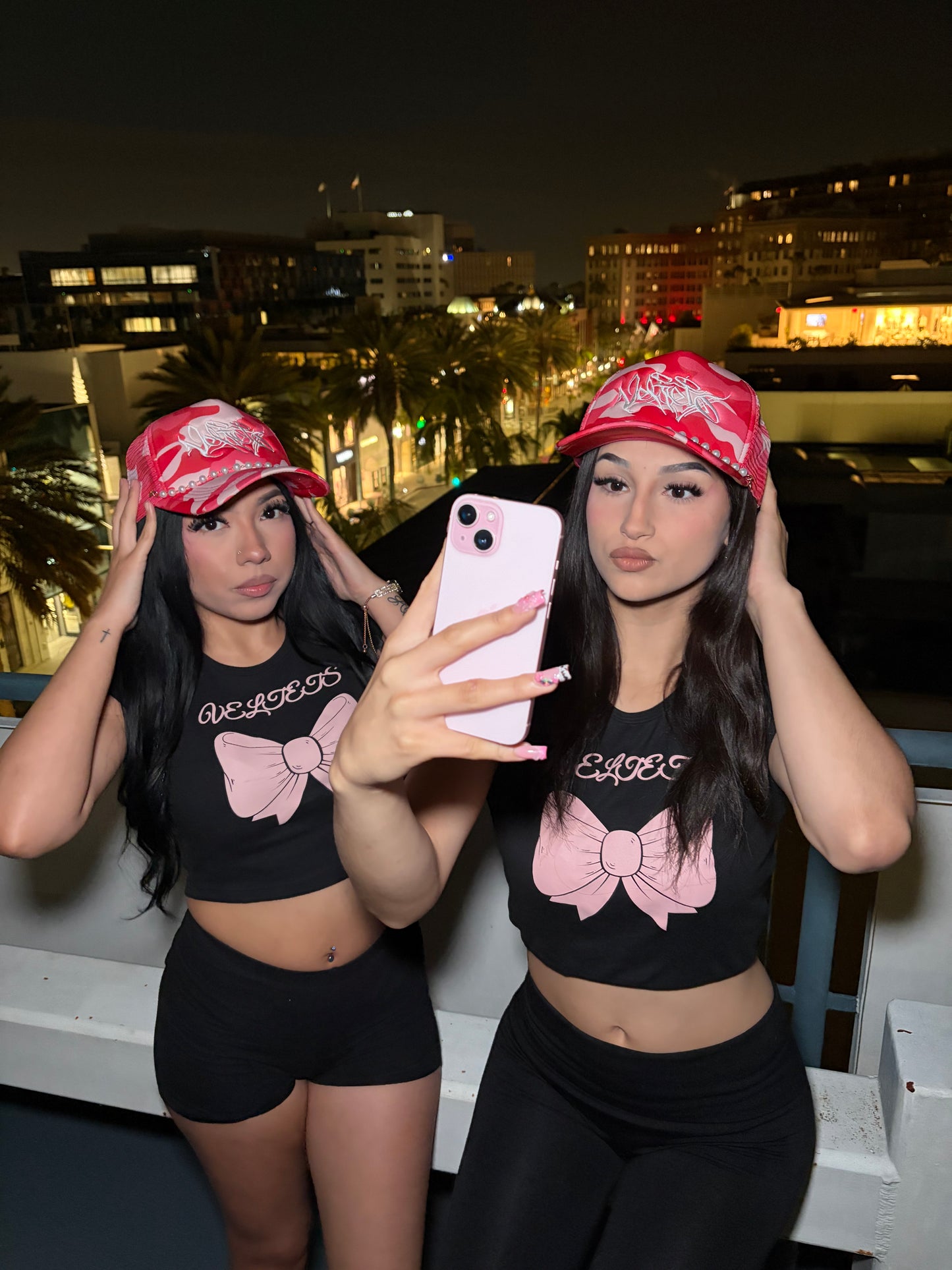 Pink Ribbon Crop Top