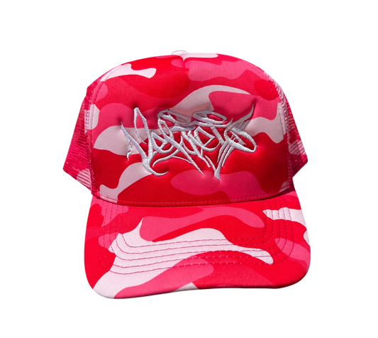 Logo Pearl Cap (Pink Camo)