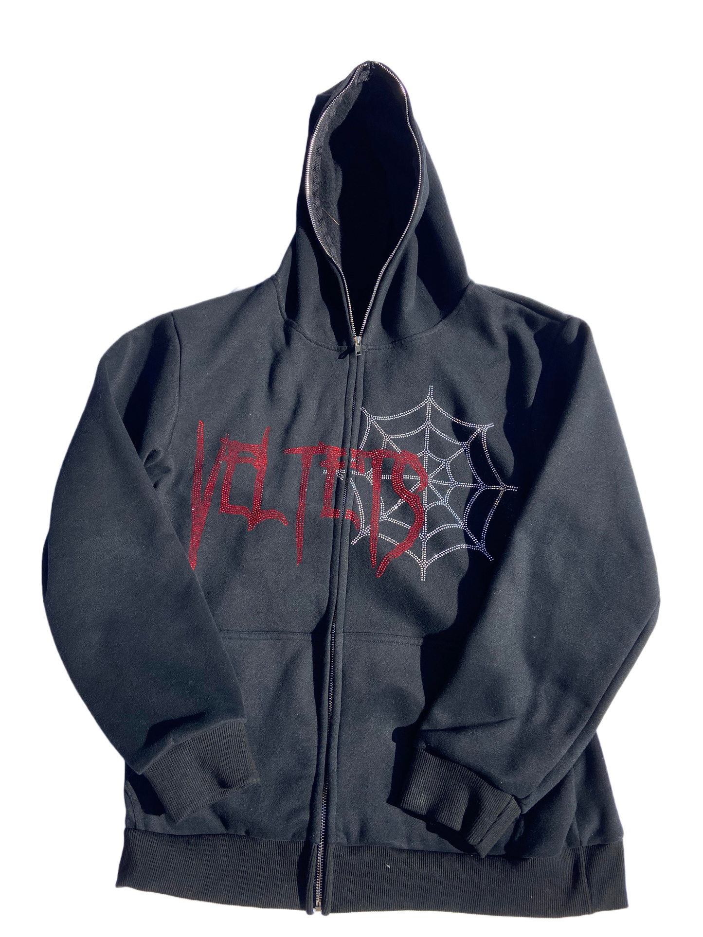 Webs zip up (black)